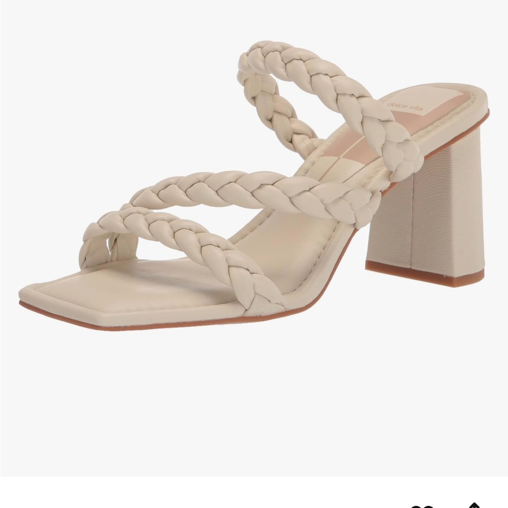 Dolce Vita Women's Pang Heeled Sandal color ivory Stella brand new
#B